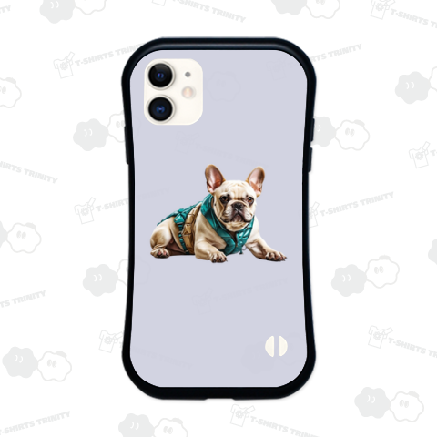 かっこいい服を着たフレンチブルドック