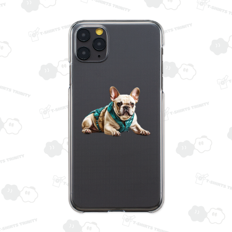 かっこいい服を着たフレンチブルドック