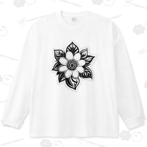 クールなトライバルフラワーⅦ