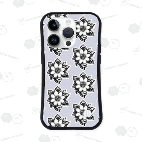 クールなトライバルフラワーⅦ