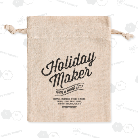 HOLIDAYMAKER 黒文字【ヴィンテージ風】