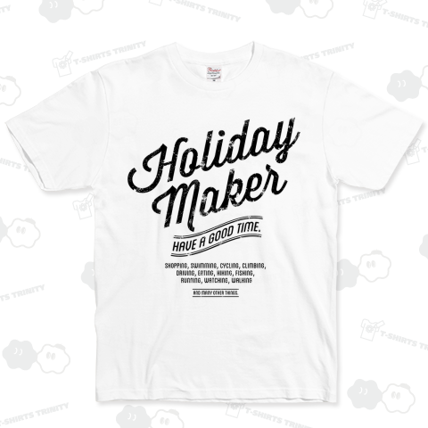 HOLIDAYMAKER 黒文字【ヴィンテージ風】