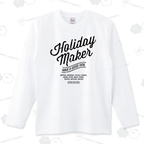 HOLIDAYMAKER 黒文字【ヴィンテージ風】