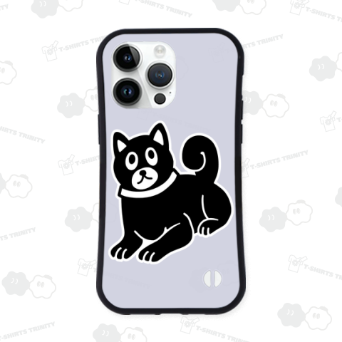 すわりくろわんこ