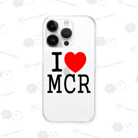 【ラブシリーズ】I LOVE MCR アイラブマンチェスター あいらぶまんちぇすたー(黒文字)