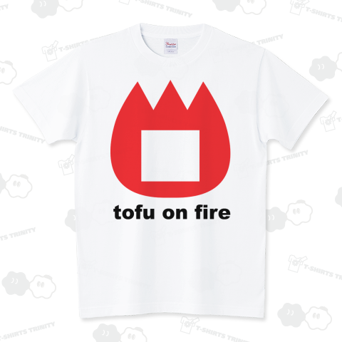 tofu on fire