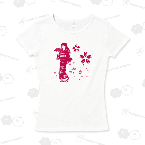 浴衣少女 ピンク