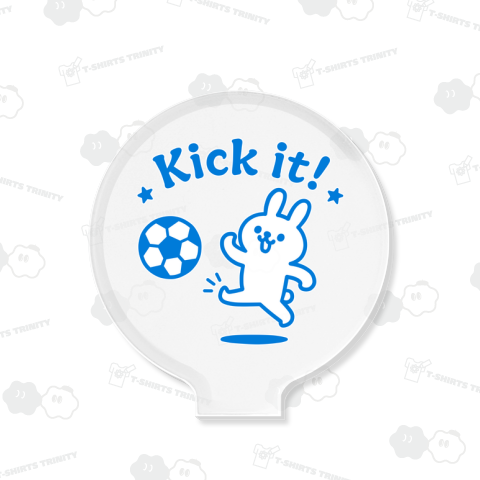 サッカー☆うさぎ(青)