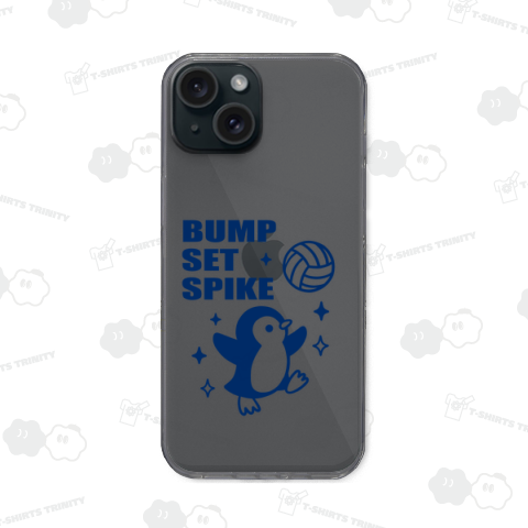 バレーボール☆ペンギン ~BUMP SET SPIKE~ (紺)