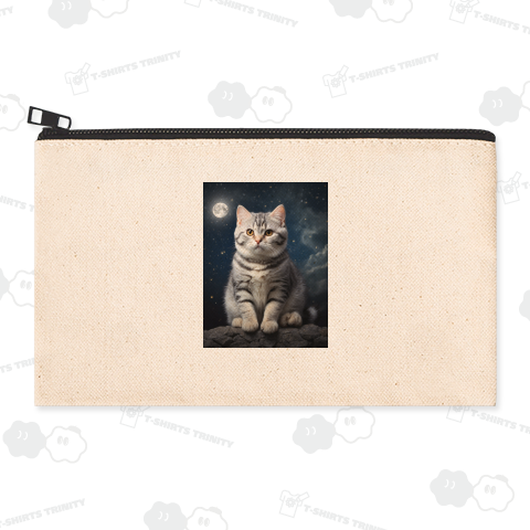 アメリカンショートヘアと満月