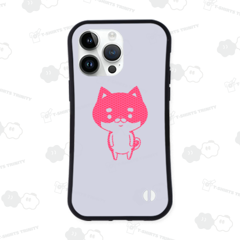 和柄の青海波・シバッキーのシルエット