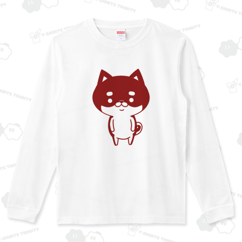 和柄の青海波・シバッキーのシルエット