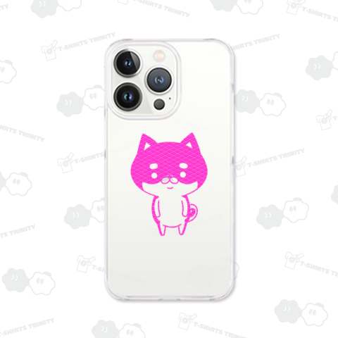 和柄の菱青海波・シバッキーシルエット