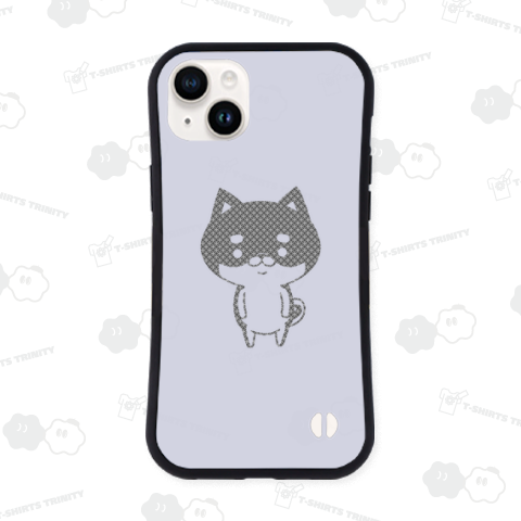 和柄の七宝・シバッキーシルエット風