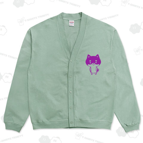 和柄の七宝・シバッキーシルエット風