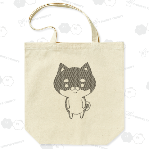 和柄の紗綾形・シバッキーシルエット風