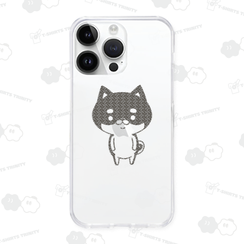 和柄の紗綾形・シバッキーシルエット風