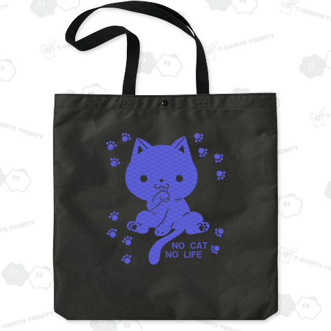 和柄の菱青海波・猫のシルエット風