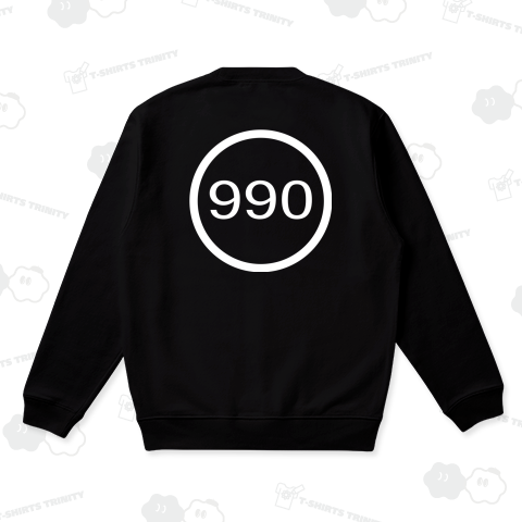 990(W)バックプリント