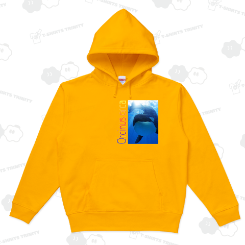 Killer Whales(シャチ)02「Orcinus orca」文字あり