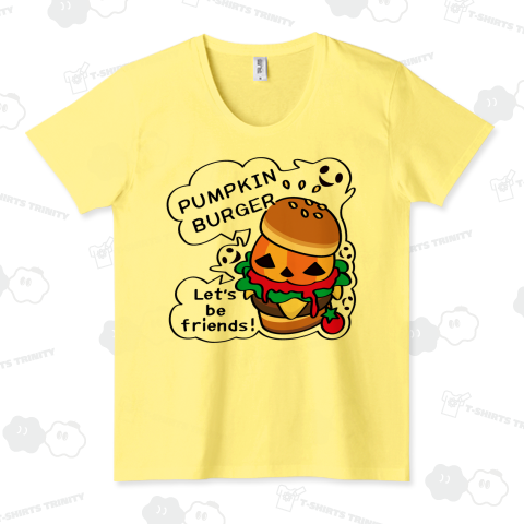 Gz ハロウィンかぼちゃバーガーA ホワイトインク