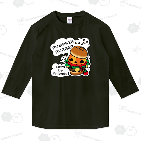 Gz ハロウィンかぼちゃバーガーA ホワイトインク