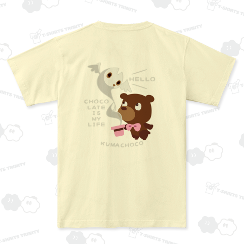 バックプリント KUMACHOCO* CHOCOLATE IS MY LIFE *A