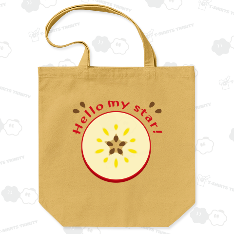 輪切りのリンゴB ホワイトインク