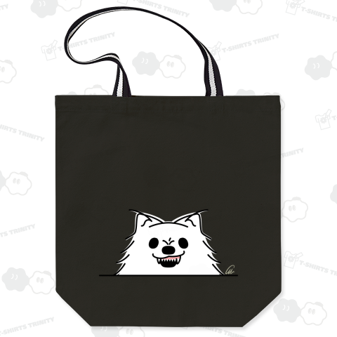 CT294*B ポメラニアンっ!*しかも怒っ!*ホワイトインク