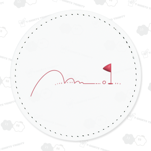 トントントントンツーなゴルフTシャツ ピンク