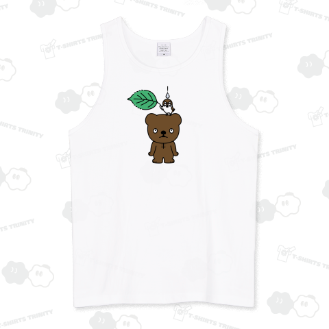 こぐまとスズメと雨のしずく