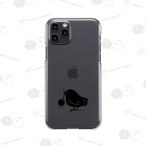 バックプリント みつぐトリ 黒S