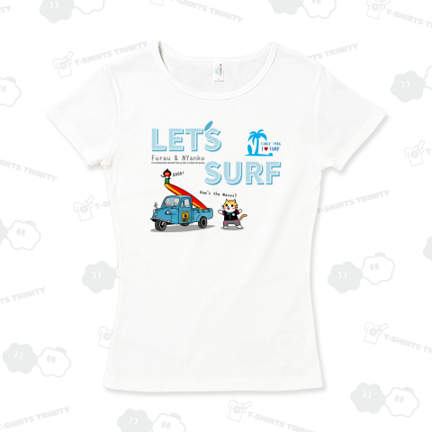 サーフィンにゃんこ&エイリアン