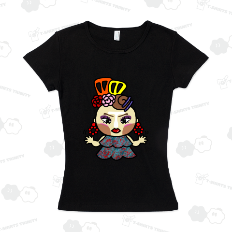 ギラ子ちゃん フライスTシャツ(6.2オンス)