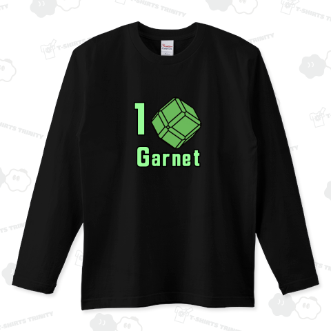 鉱式-SQUAREcrystallogram3.1blackpaint-garnet