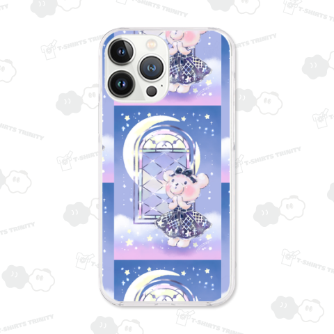 月にお願いリボンくまちゃん