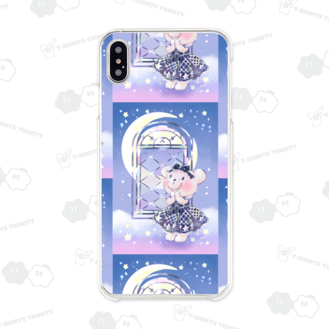 月にお願いリボンくまちゃん