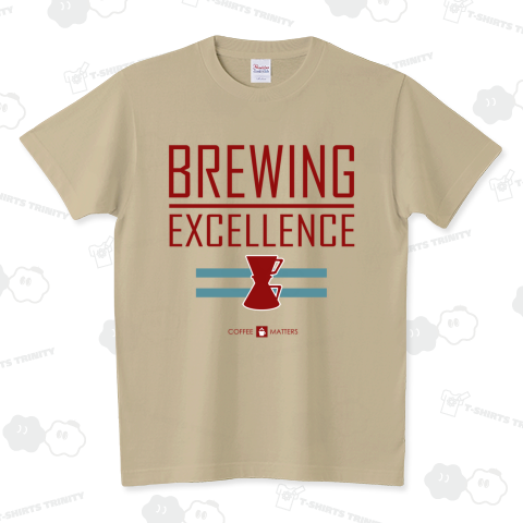 Brewing Excellence-Red スタンダードTシャツ(5.6オンス)