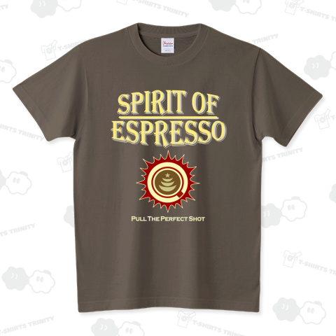 Spirit of Espresso-Red スタンダードTシャツ(5.6オンス)