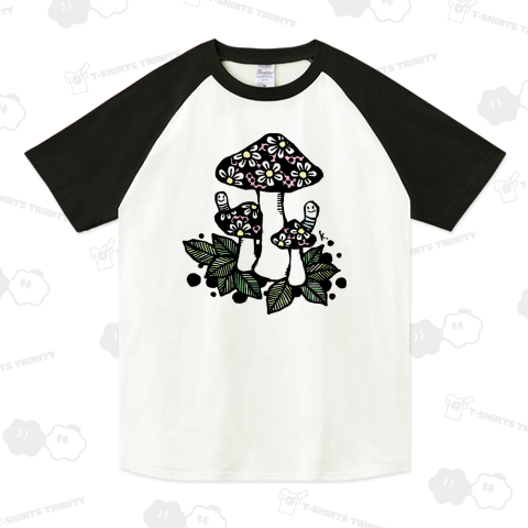 ピンクのキノコ