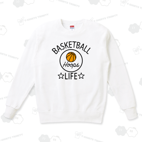 バスケットボール・BASKETBALL・Hoops・丸・デザイン・グッズ・おしゃれ・ボールイラスト・サークル・かっこいい・かわいい・バスケ男子・バスケ女子・有力・確実・部活・チームT・バスケ部・応援