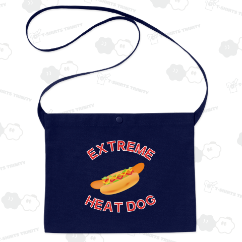 熱いホットドッグのTシャツ