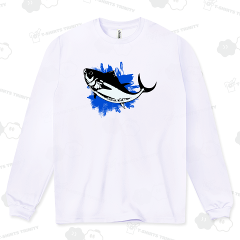 マグロジャンプの墨絵