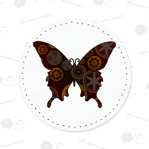 スチームパンク風蝶々のシルエット