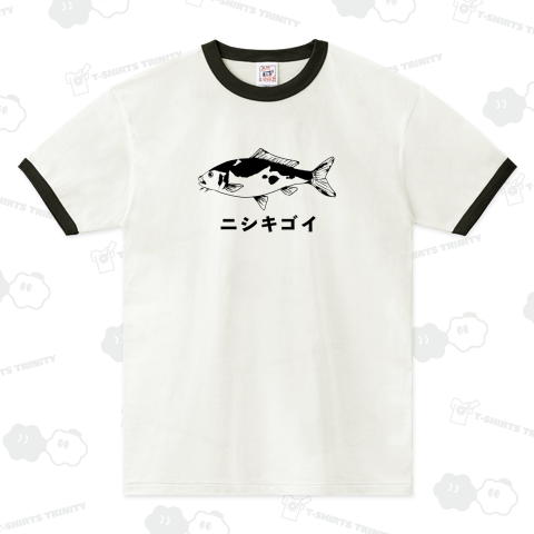 ニシキゴイの魚拓