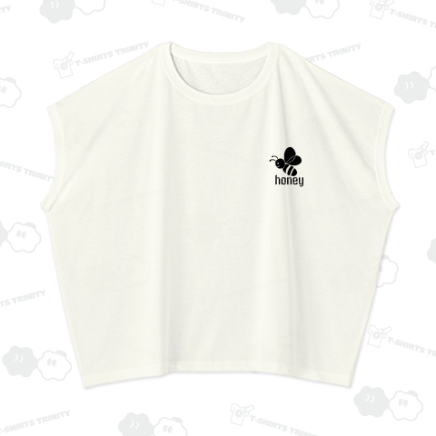 可愛いミツバチ - シルエットワンポイントマーク