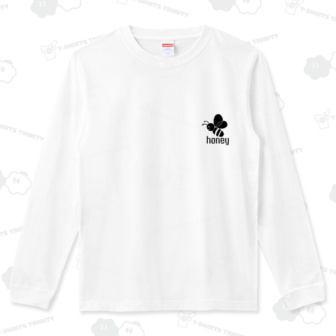 可愛いミツバチ - シルエットワンポイントマーク