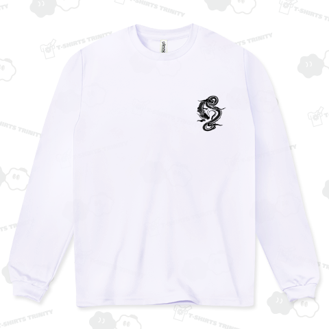 シルエット龍のマーク - 左胸ワンポイント