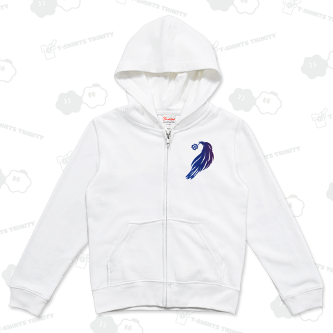 四葉のクローバーとカラス