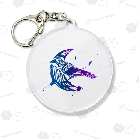 三日月とカラスの夜